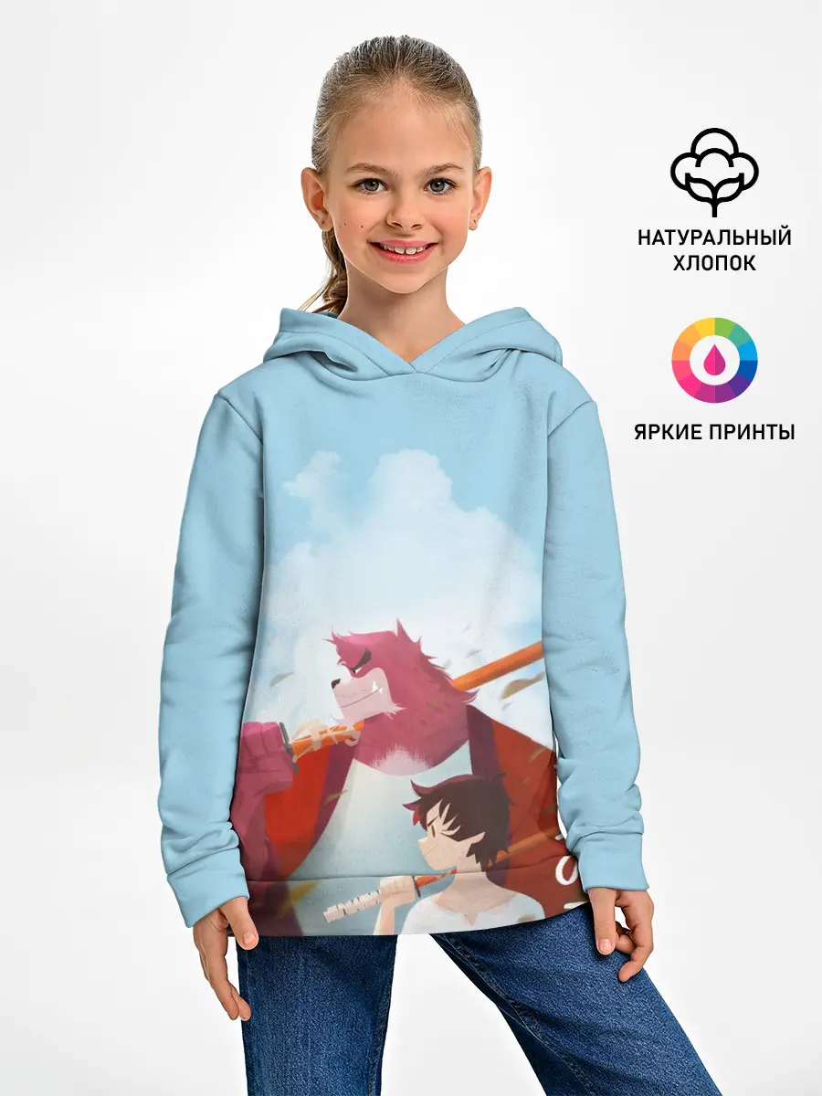 Детское худи / Куматэцу и его ученик