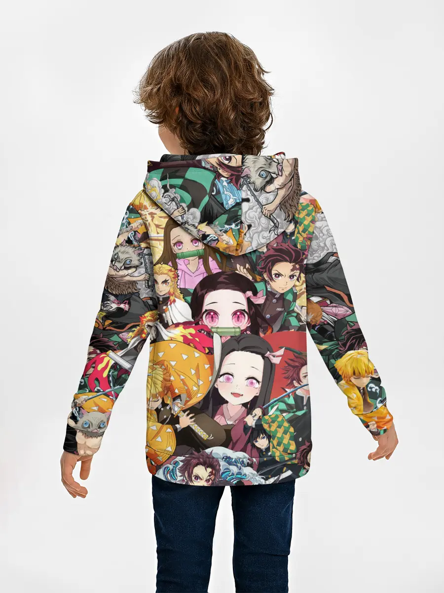 Детское худи / КЛИНОК РАССЕКАЮЩИЙ СТИКЕРБОМБИНГ