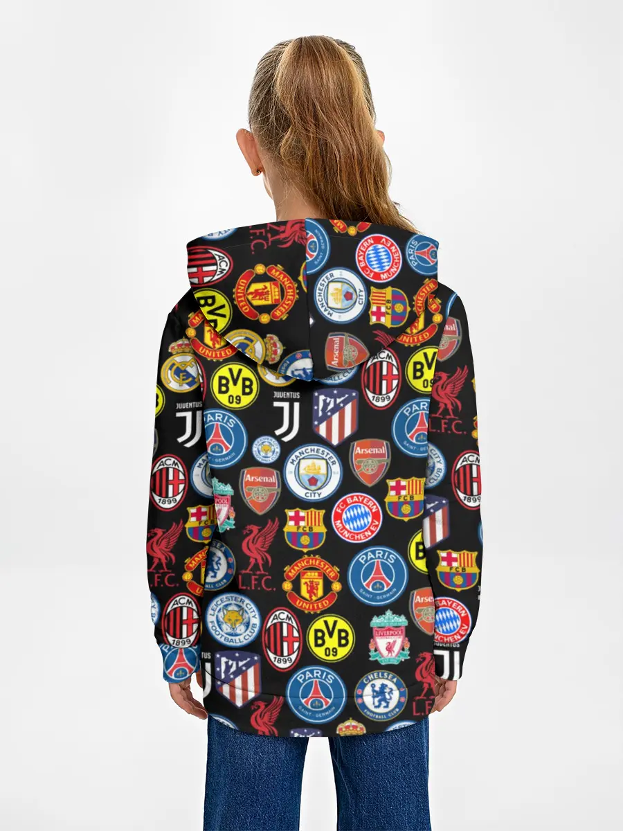 Детское худи / ЛОГО ФУТБОЛЬНЫХ КОМАНД