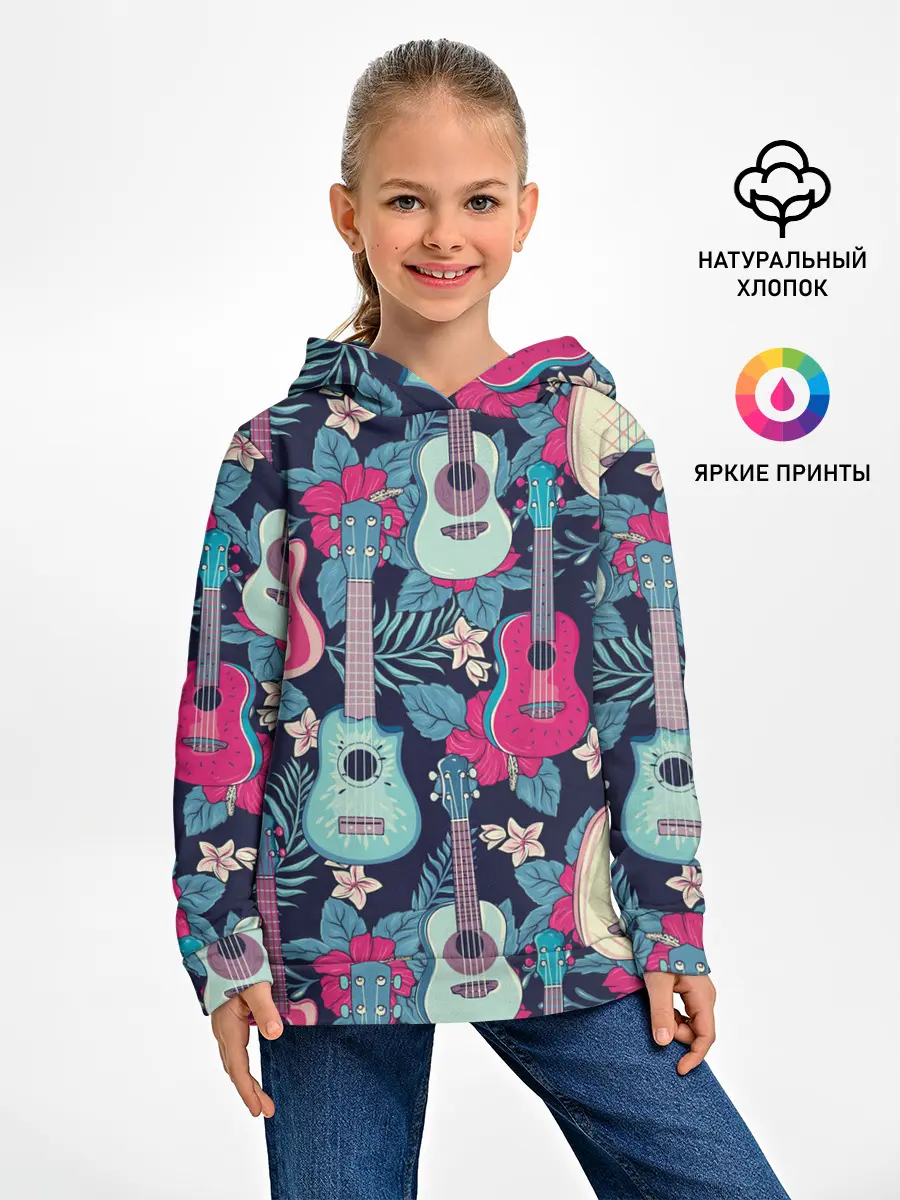 Детское худи / Укулеле фруктовые
