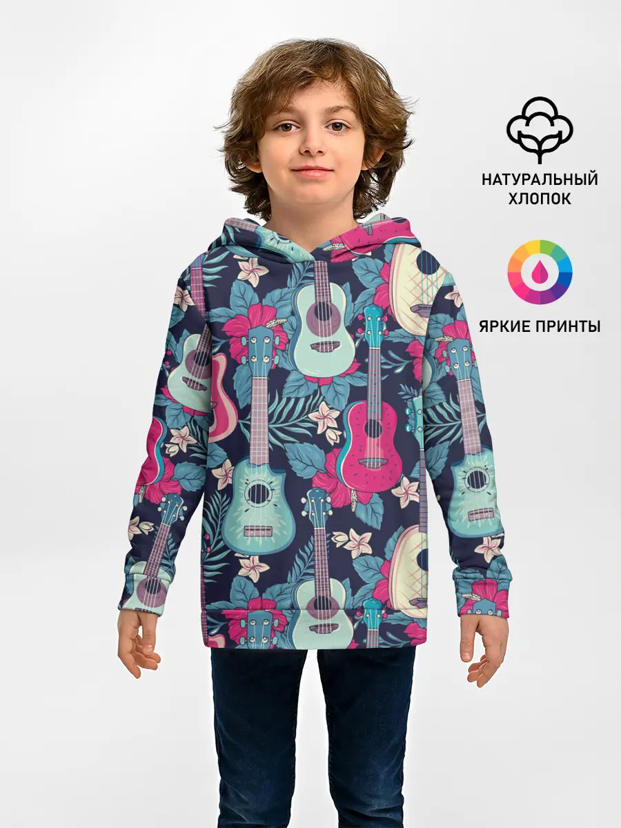 Детское худи / Укулеле фруктовые