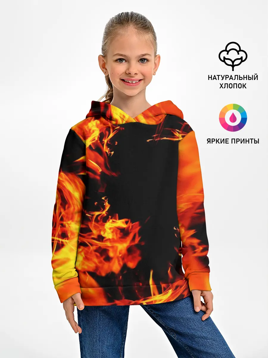 Детское худи / ОГОНЬ | FIRE