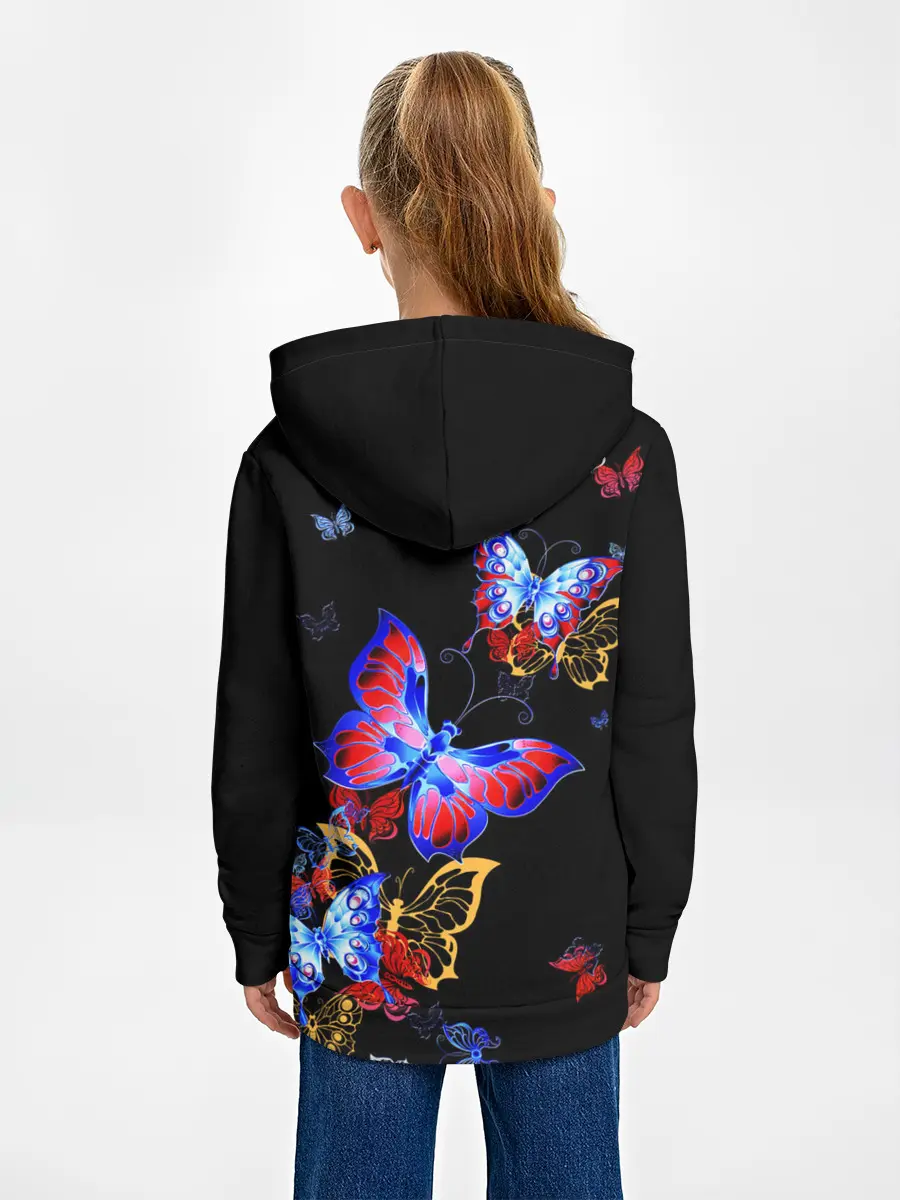 Детское худи / Поцелуй бабочек