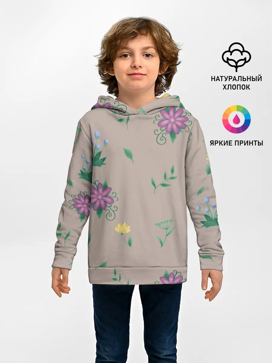 Детское худи / Цветочная эстетика