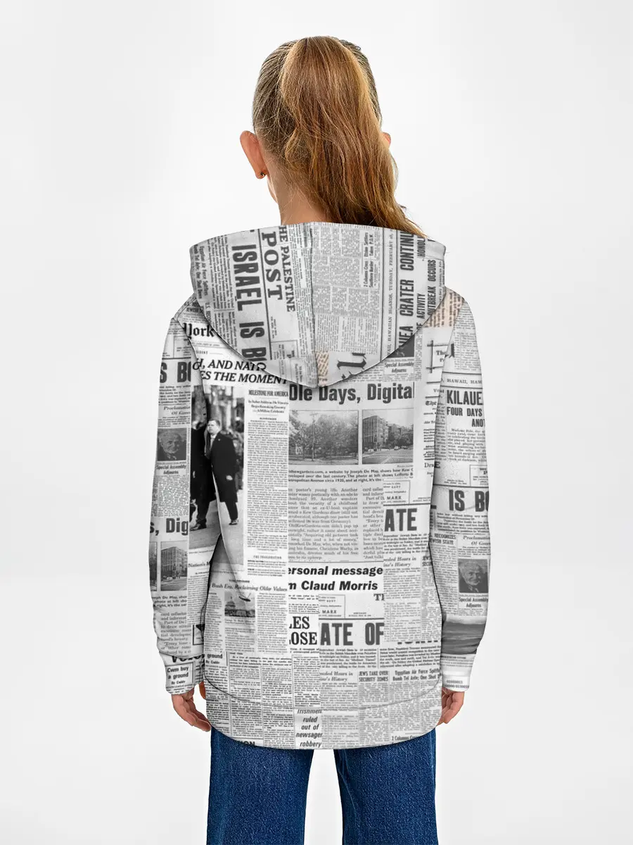 Детское худи / Газета Newspaper