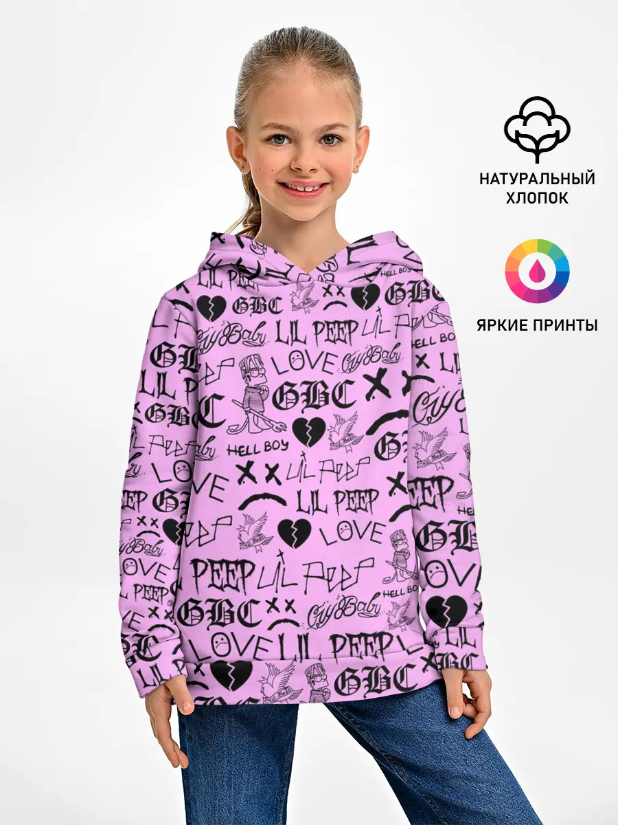 Детское худи / LIL PEEP LOGOBOMBING