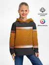 Детское худи / 3d gold / black