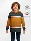 Детское худи / 3d gold / black