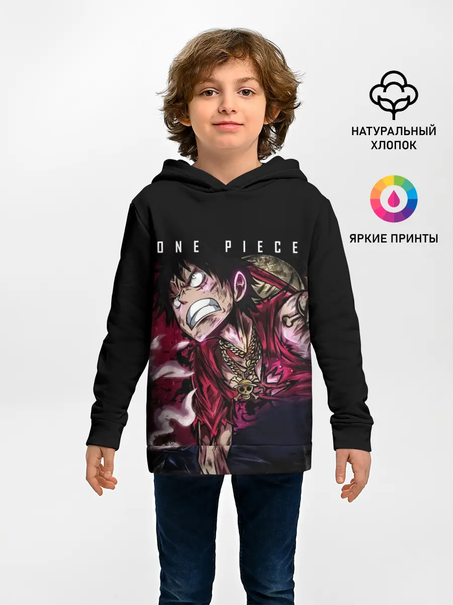 Детское худи / Агрессия Луффи One Piece
