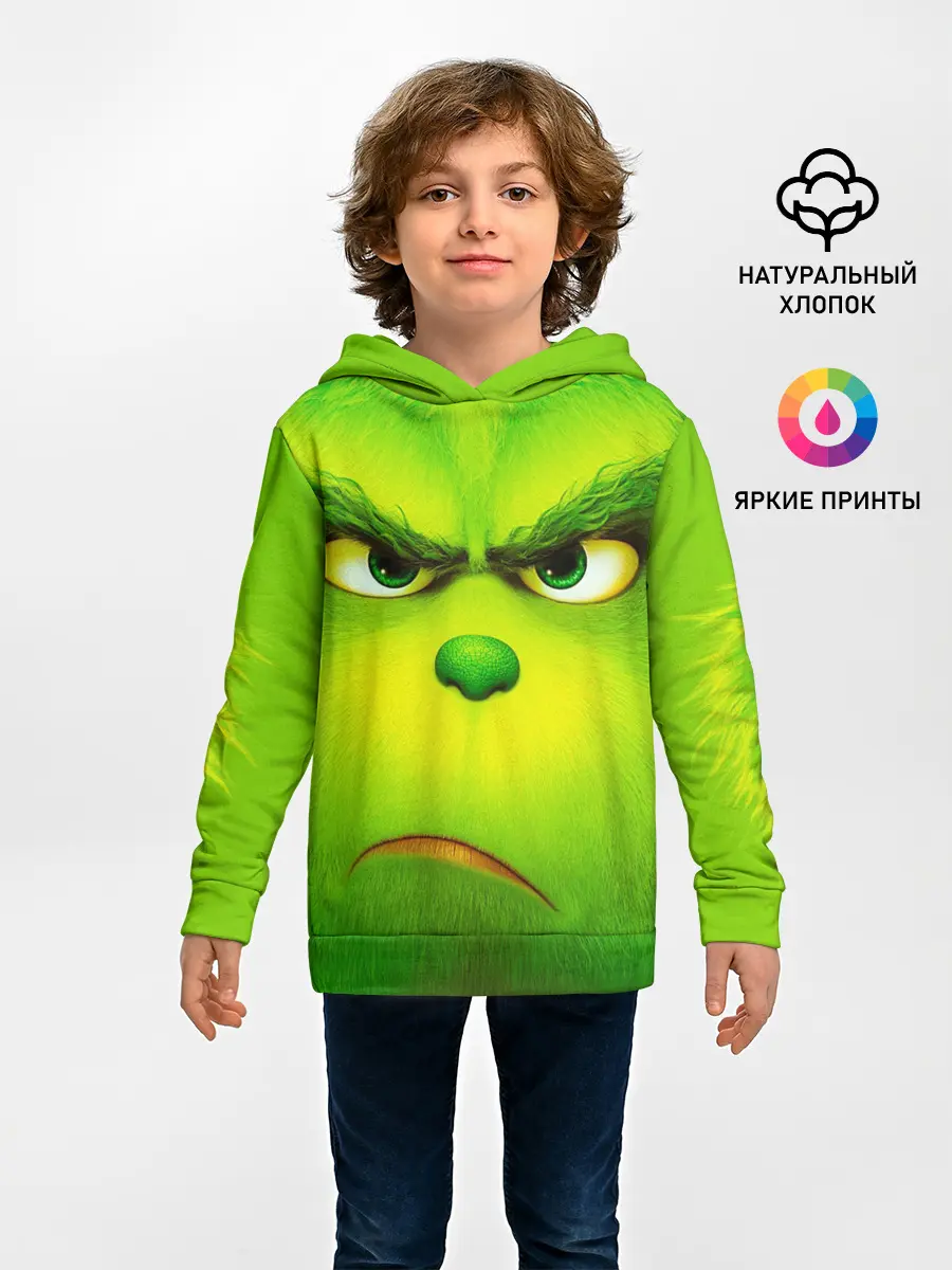 Детское худи / Гринч 3D/ The Grinch