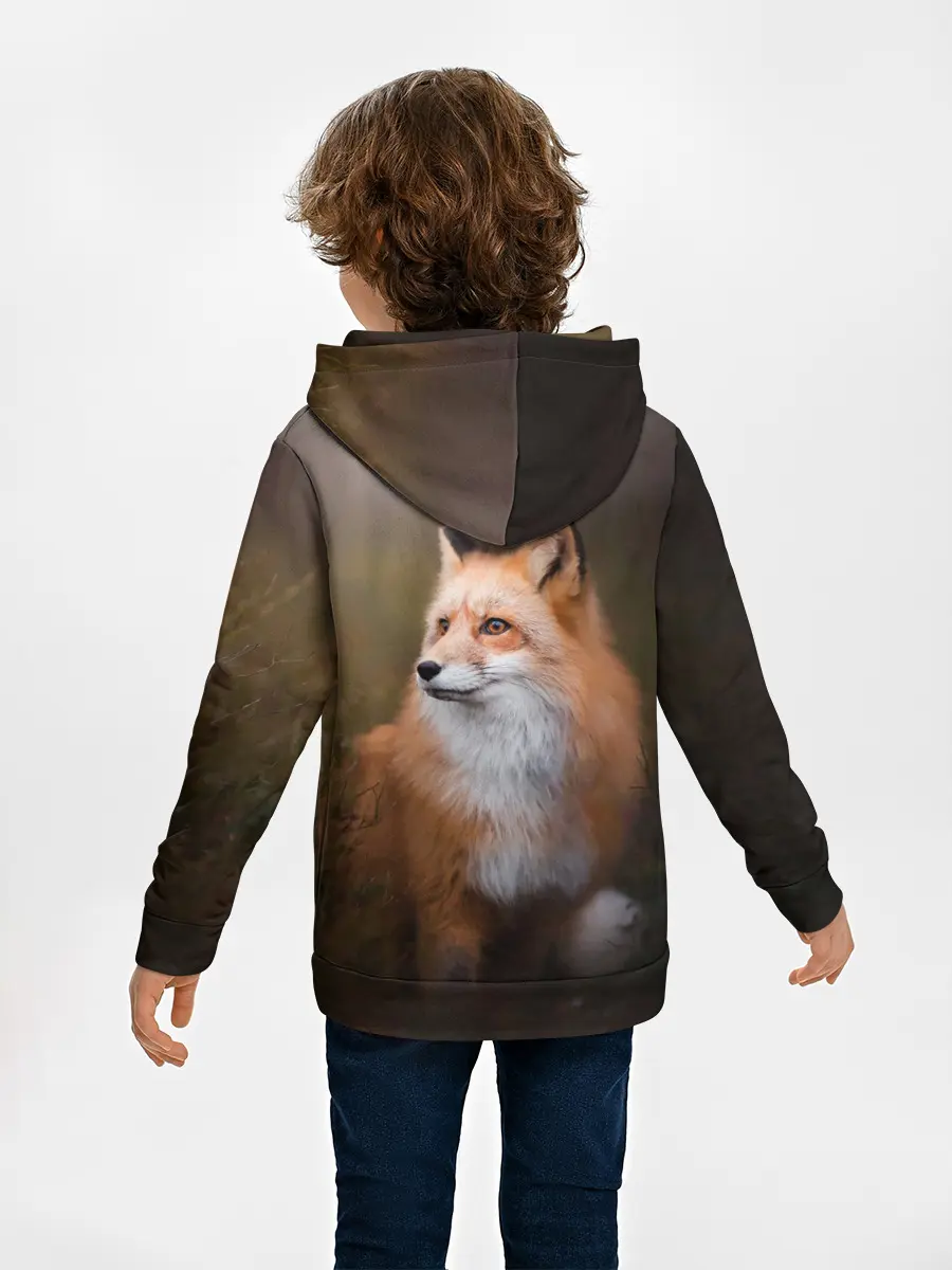 Детское худи / Лиса-охотница