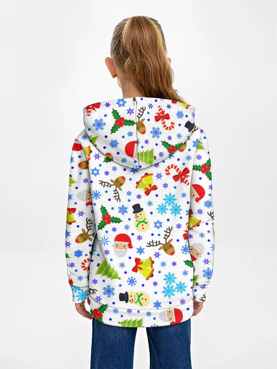 Детское худи / Новогодний - Рождественский узор