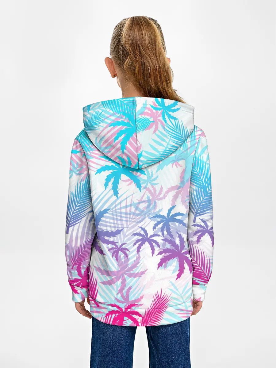 Детское худи / НЕОНОВЫЕ ПАЛЬМЫ