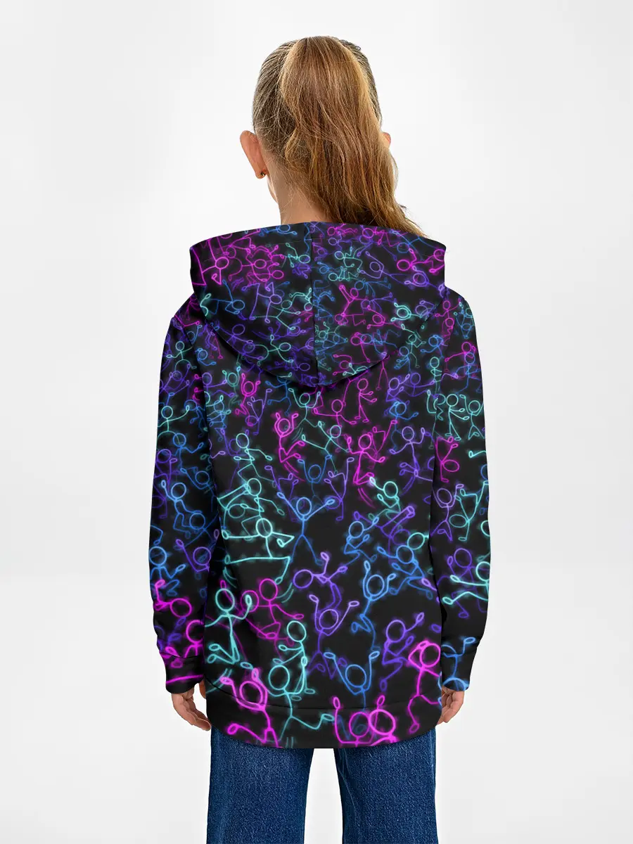 Детское худи / Neon Rave Party