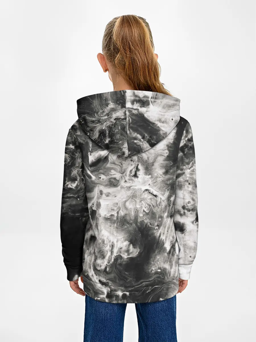 Детское худи / Мрамор