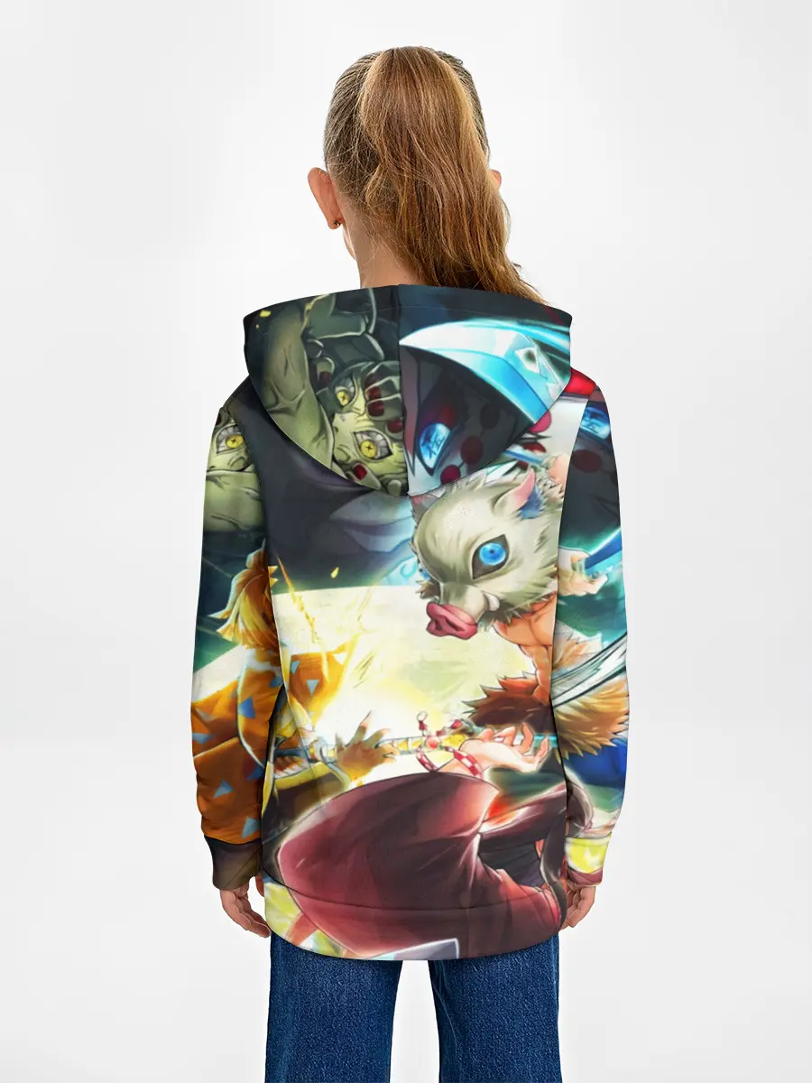 Детское худи / КЛИНОК РАССЕКАЮЩИЙ ДЕМОНОВ ПЕРСОНАЖИ