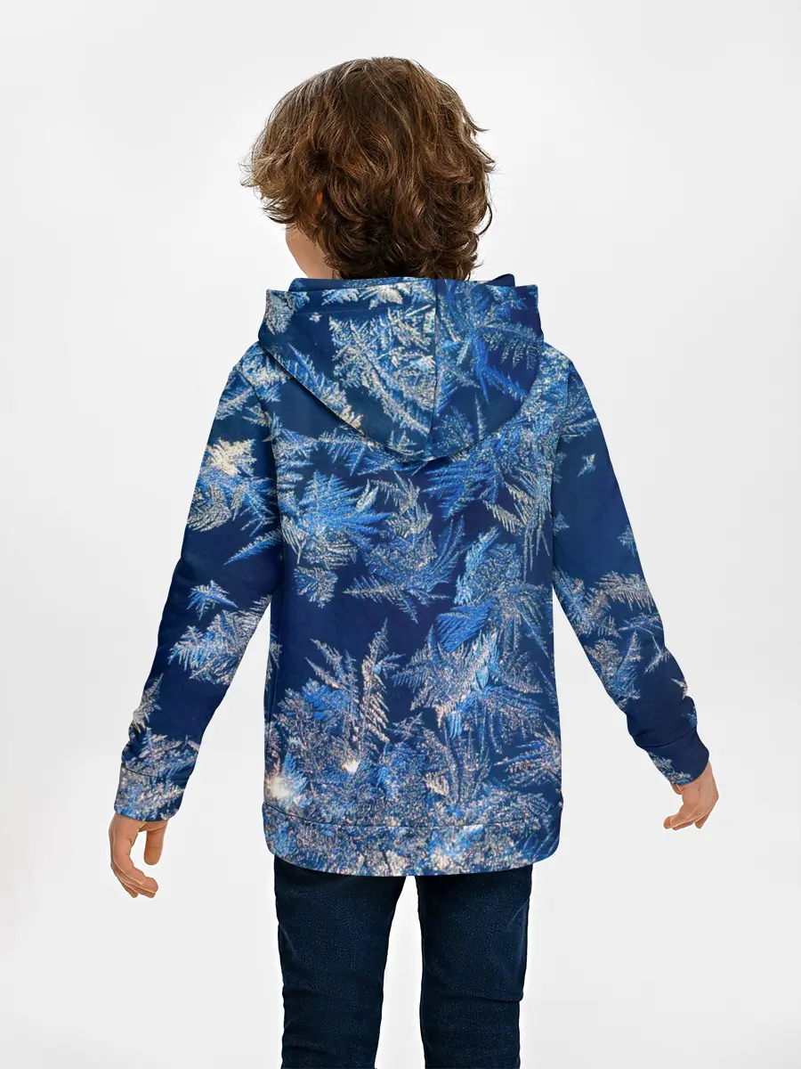 Детское худи / Снежинки макро snowflakes macro