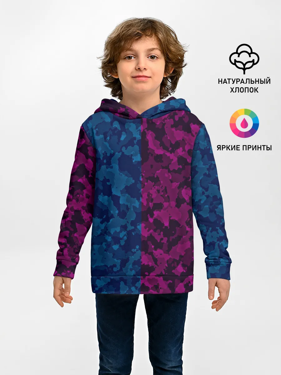 Детское худи / NEON MILITARY | НЕОНОВОЕ МИЛИТАРИ