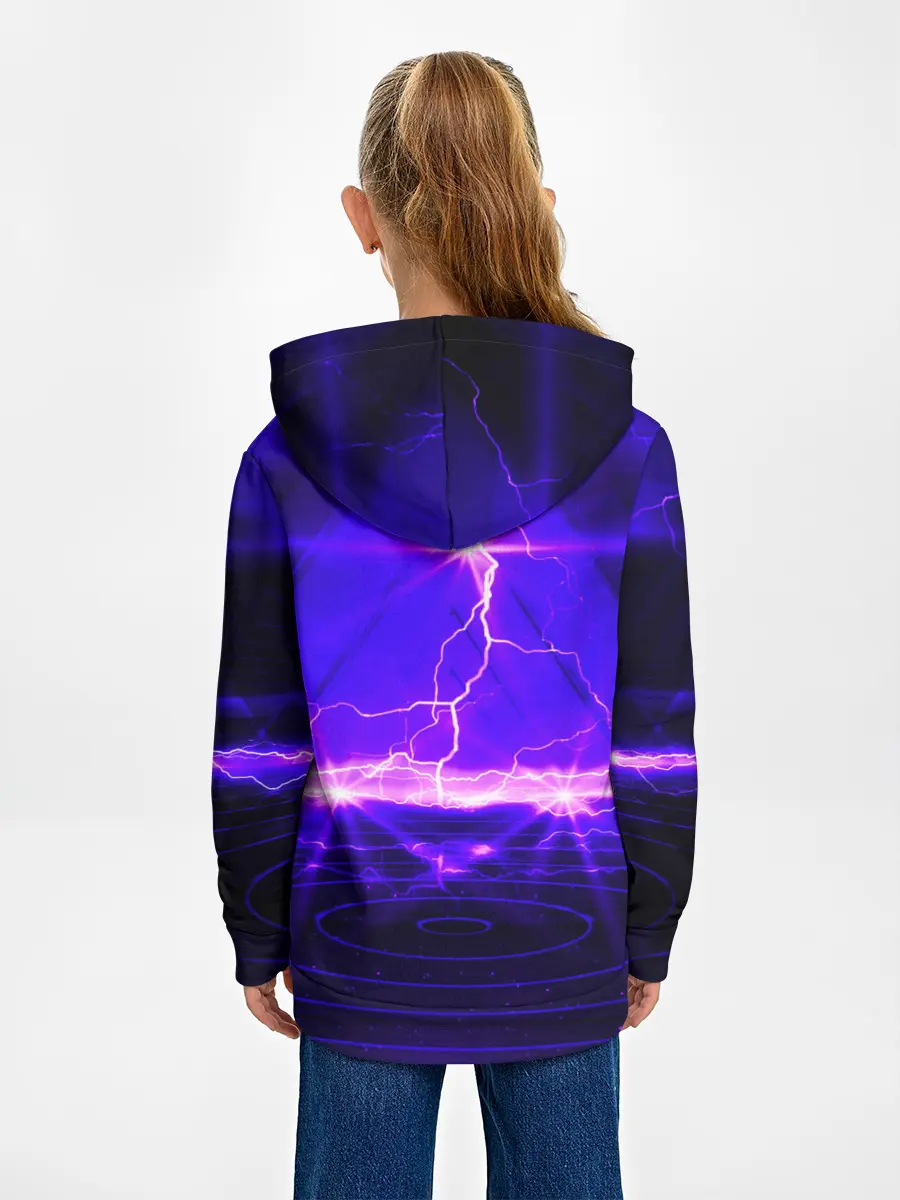 Детское худи / НЕОНОВЫЕ МОЛНИИ