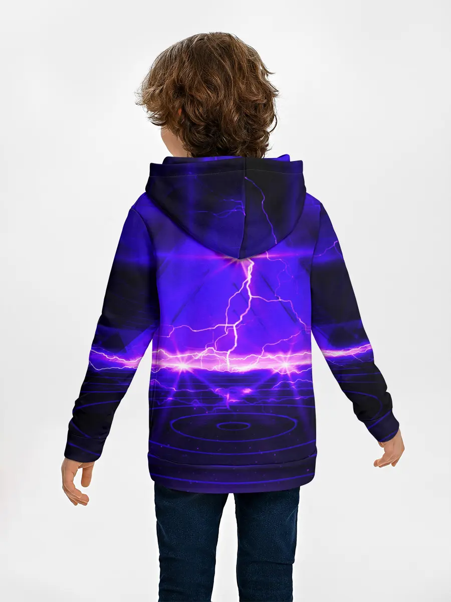 Детское худи / НЕОНОВЫЕ МОЛНИИ