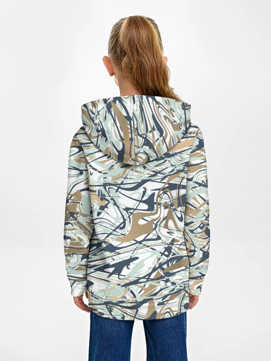 Детское худи / Узор красками