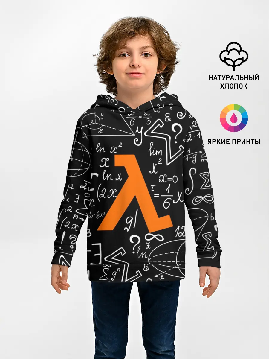 Детское худи / ФОРМУЛЫ ФИЗИКА ЛЯМБДА