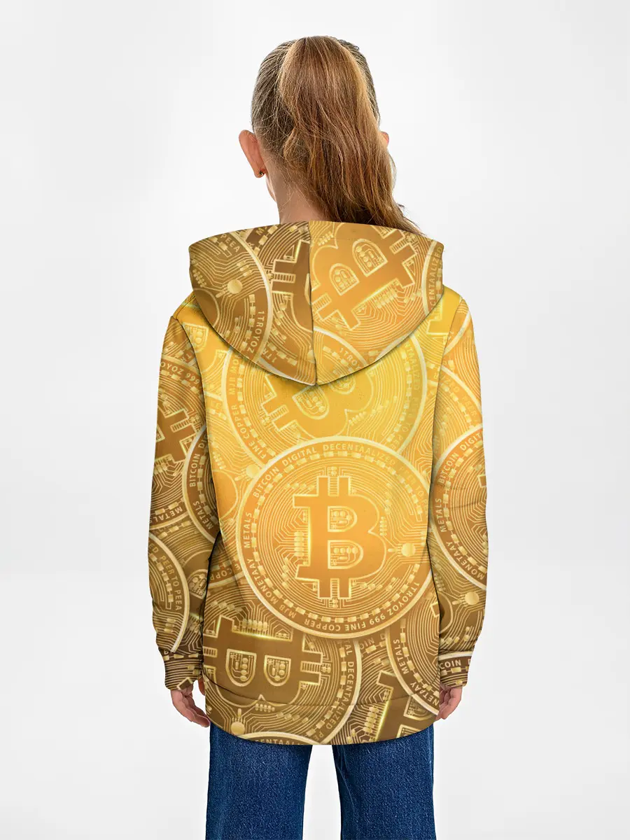 Детское худи / БИТКОИН МОНЕТЫ