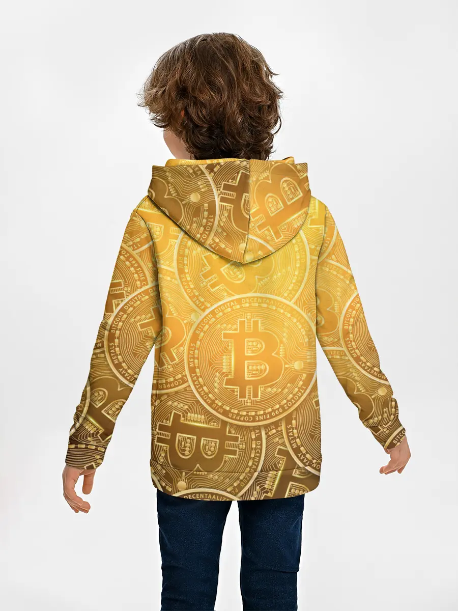 Детское худи / БИТКОИН МОНЕТЫ