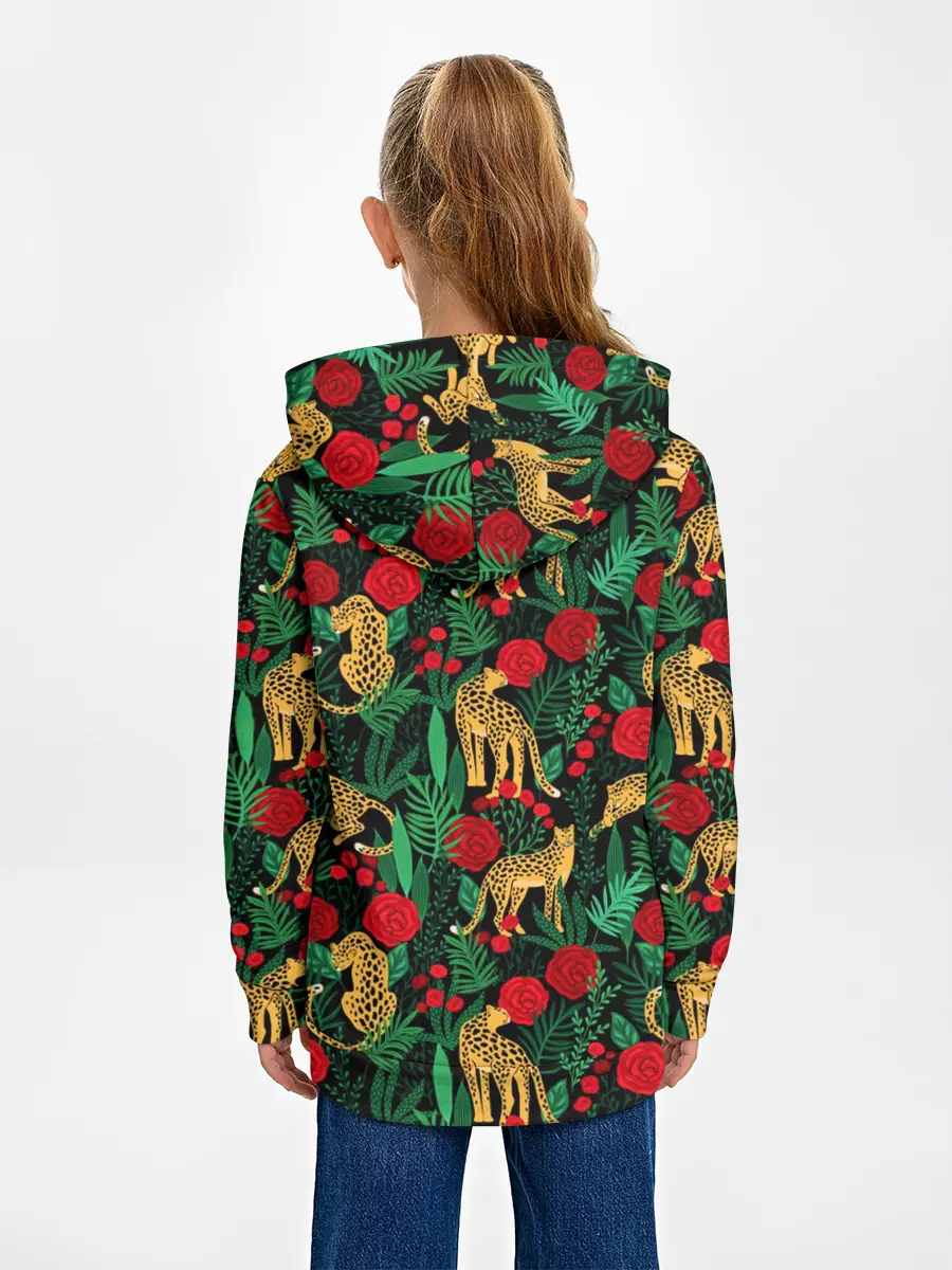 Детское худи / Leopards | Леопардовый Паттерн