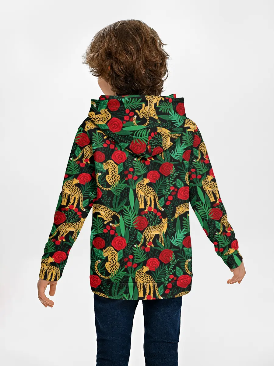 Детское худи / Leopards | Леопардовый Паттерн