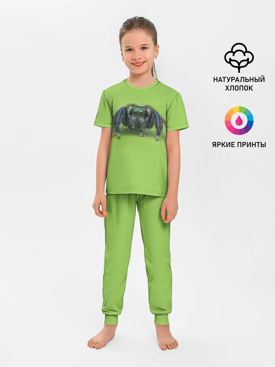 Детская пижама с брюками / ПАУК С ГЛАЗКАМИ