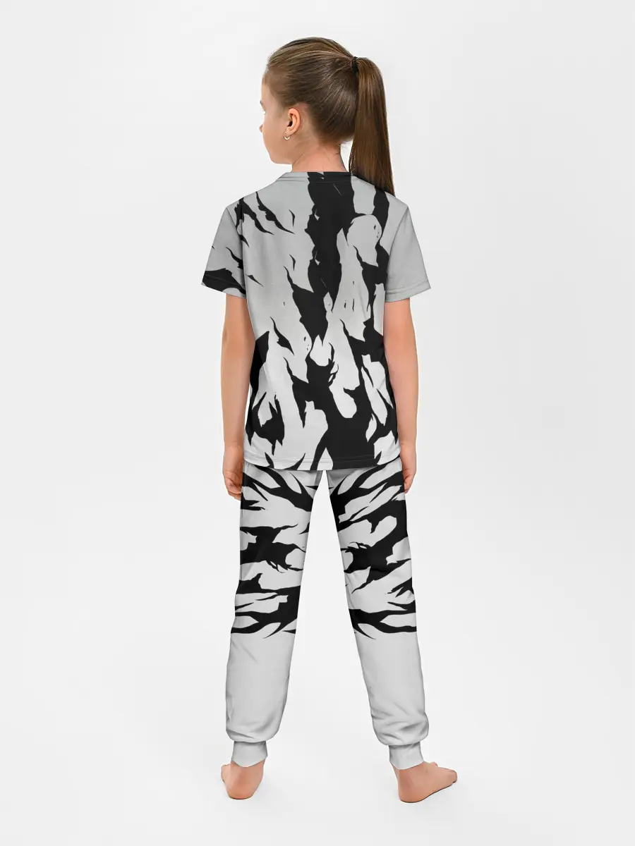 Детская пижама с брюками / Черный Аста демон Чёрный клевер