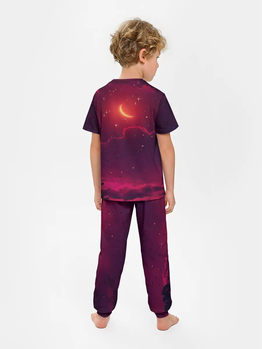 Детская пижама с брюками / СКАЗОЧНАЯ НОЧЬ 2 КРАСНЫЙ