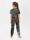 Детская пижама с брюками / Абстракция искры полосы боке