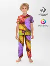 Детская пижама с брюками / Разноцветные ракушки multicolored seashells