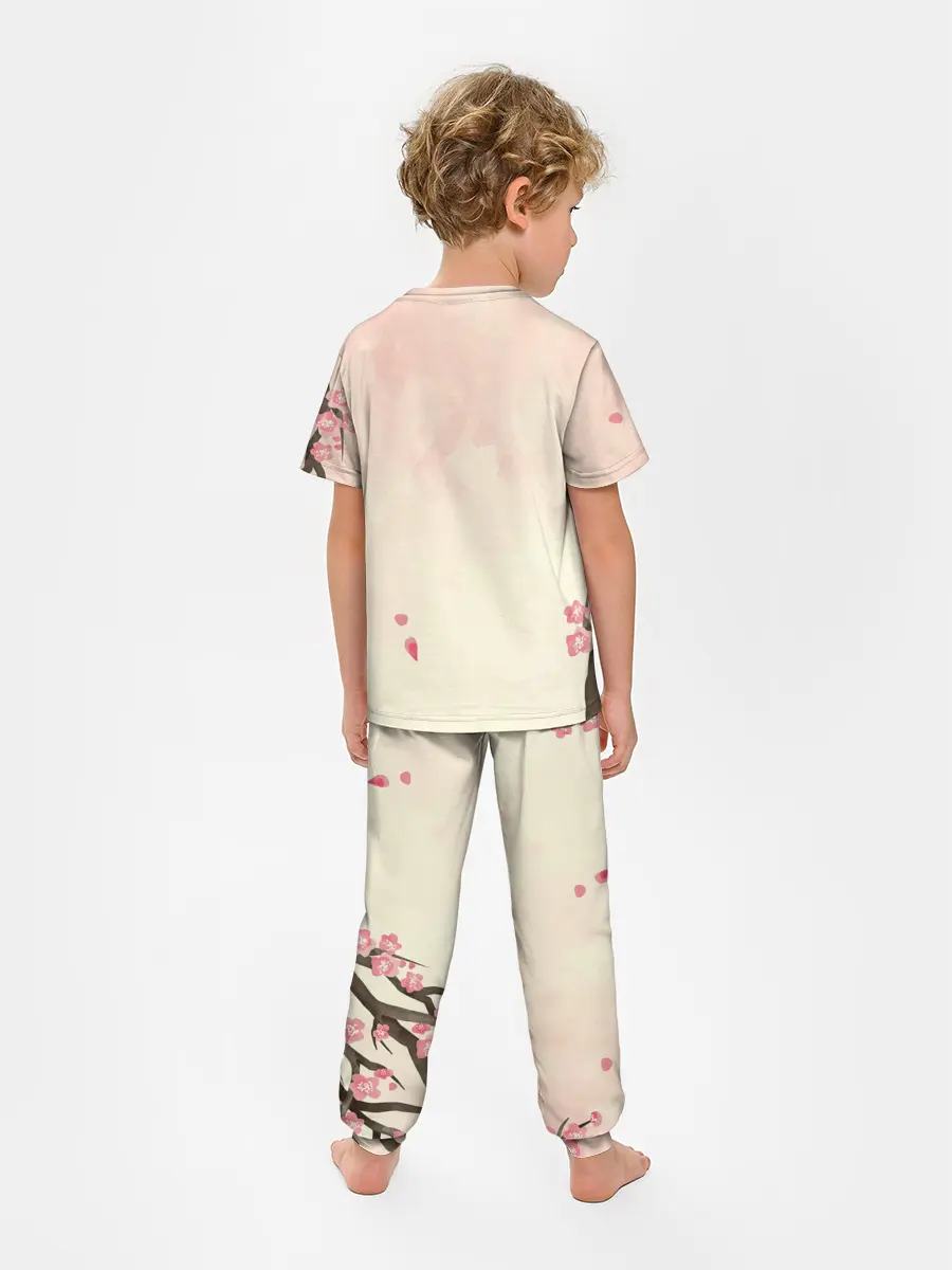 Детская пижама с брюками / АСТА сакура | Black Clover