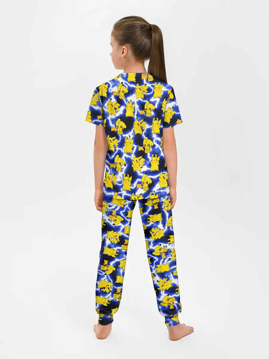 Детская пижама с брюками / Пикачу Electric Shock