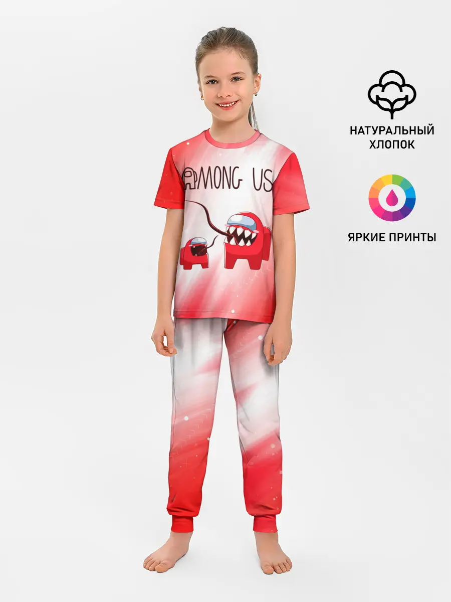 Детская пижама с брюками / AMONG US - Impostor + Mini