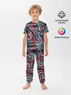 Детская пижама с брюками / Glitch микс