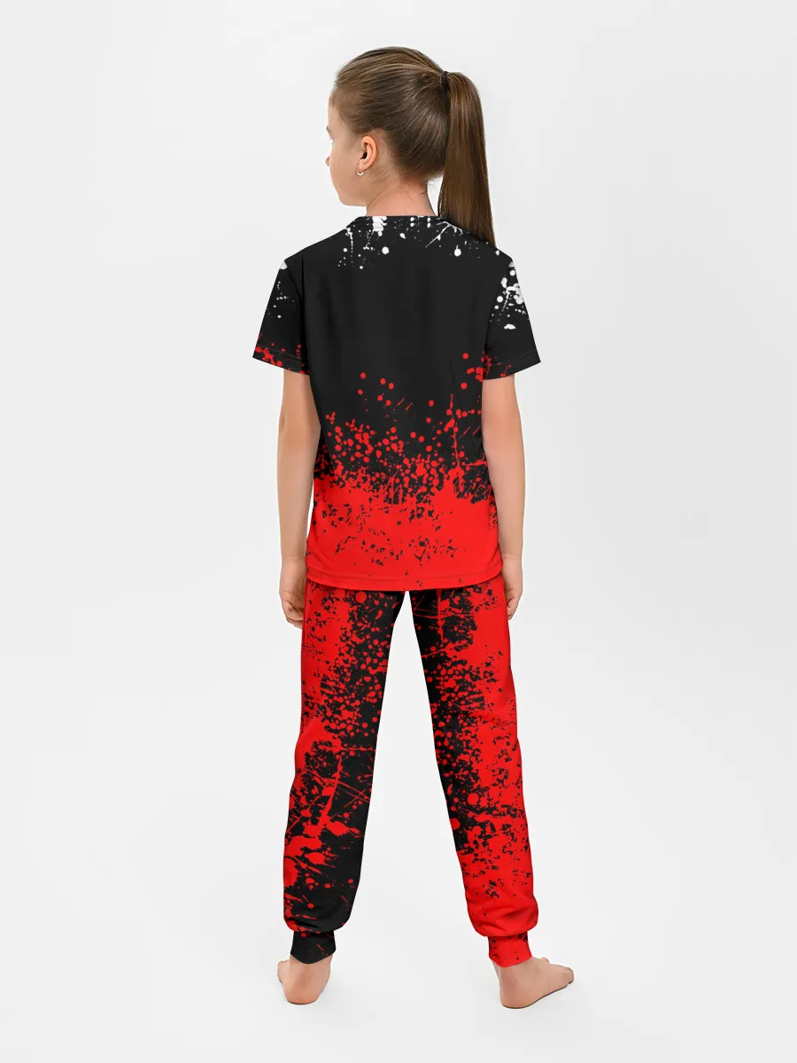 Детская пижама с брюками / Берсерк: Брызги красок.
