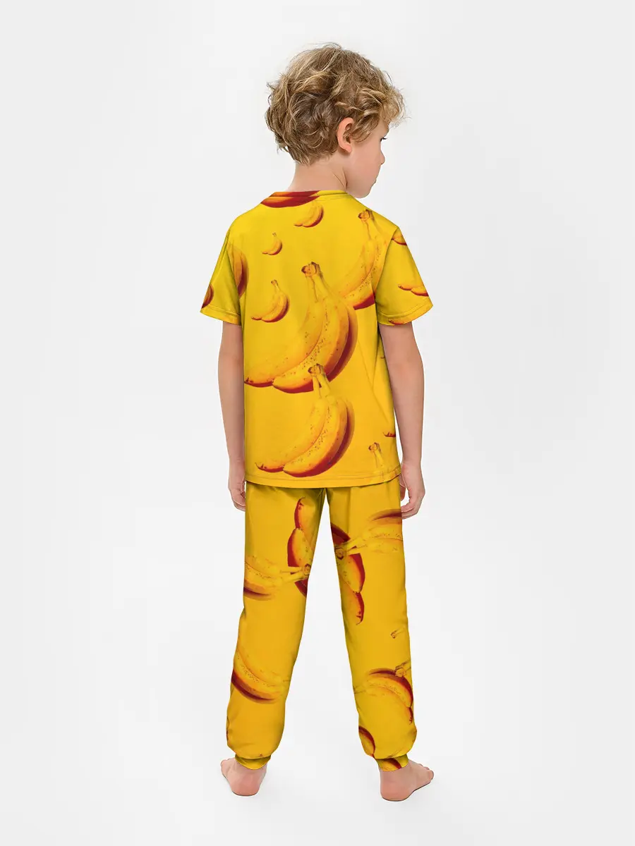 Детская пижама с брюками / бананы