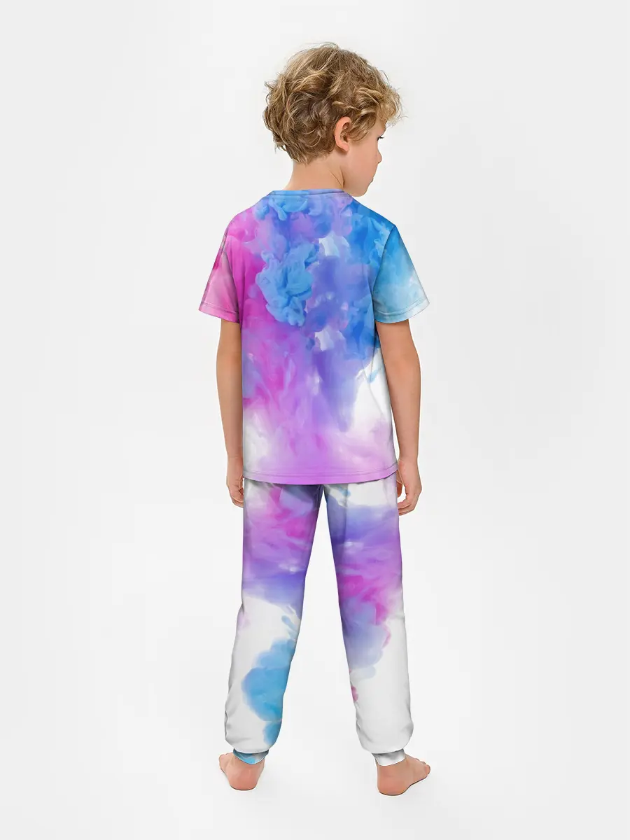 Детская пижама с брюками / дым