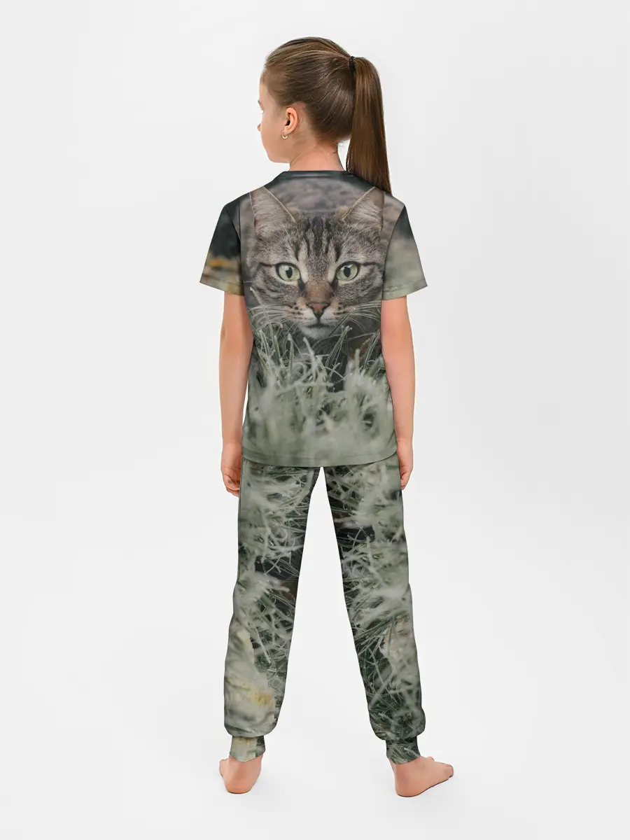 Детская пижама с брюками / Кошка