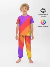Детская пижама с брюками / РАДУЖНАЯ ГЕОМЕТРИЯ / RAINBOW GEOMETRY