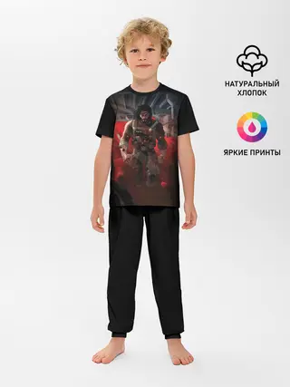 Детская пижама с брюками / Киану Ривз - Берсерк