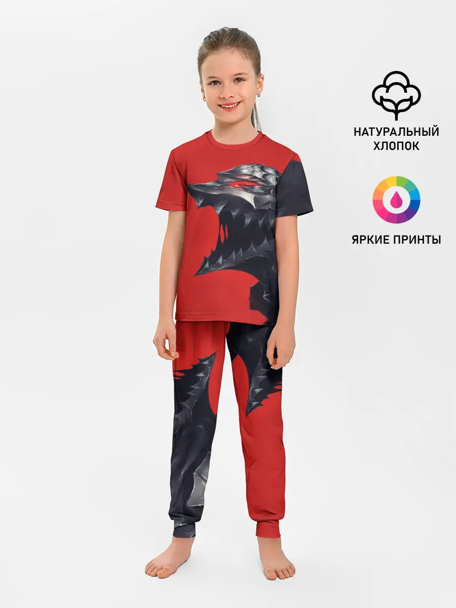 Детская пижама с брюками / BERSERK маска