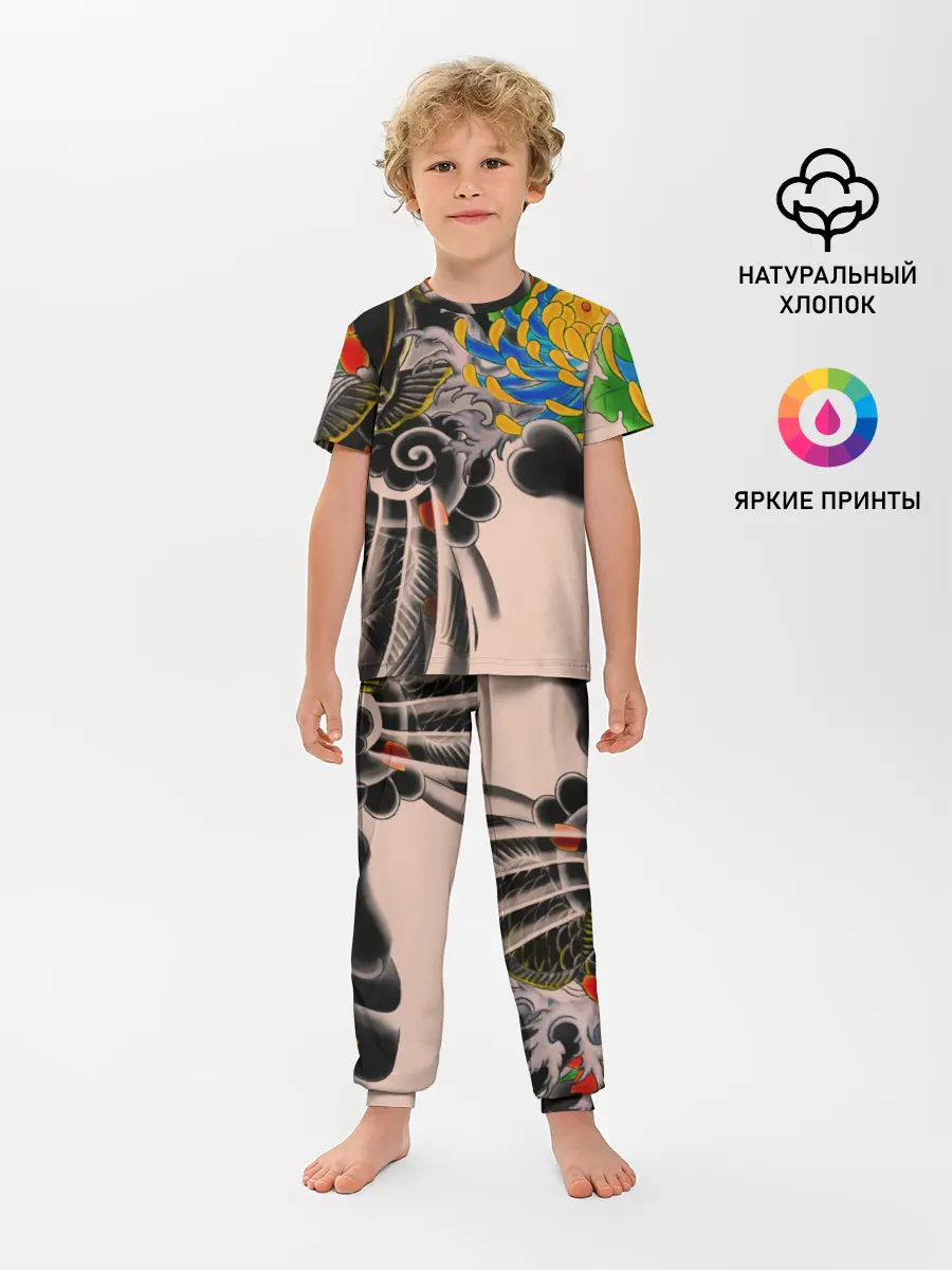 Детская пижама с брюками / Dsquared tattoo