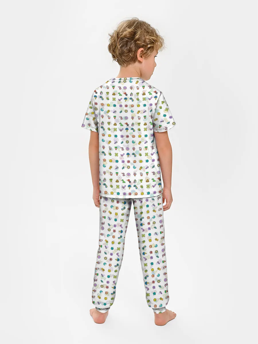 Детская пижама с брюками / Toca Boca | Тока Бока | Паттерн