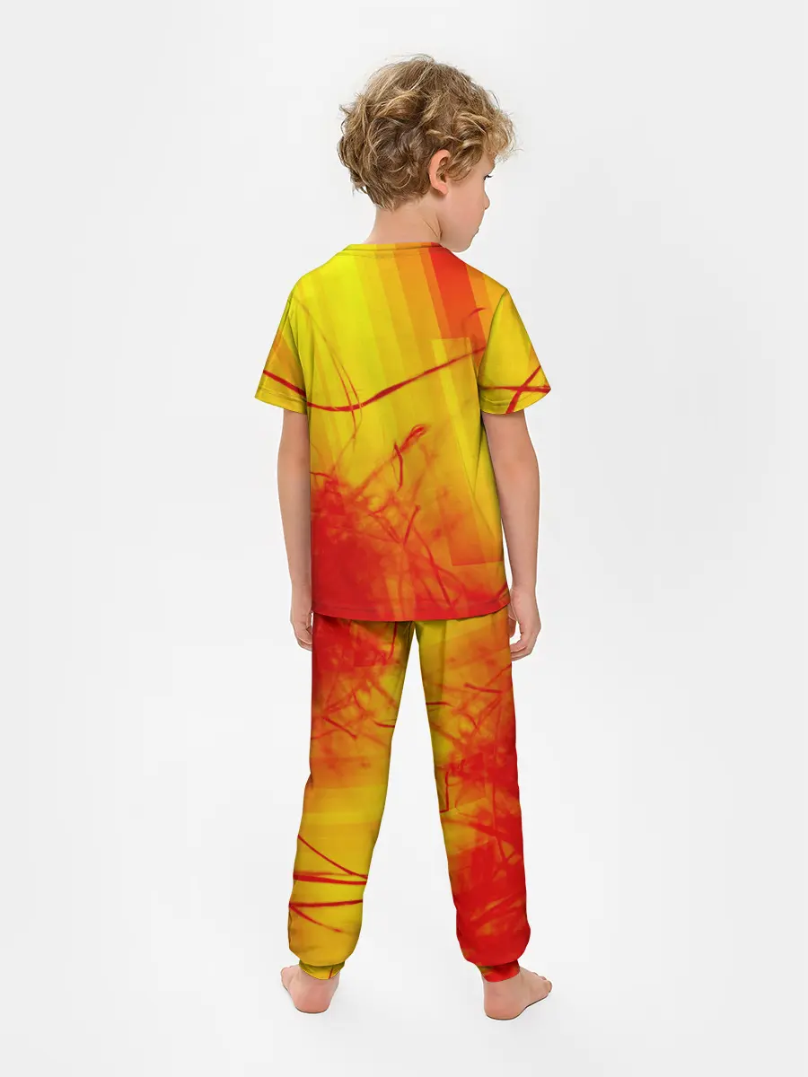 Детская пижама с брюками / Geometry Dash | Red Demon