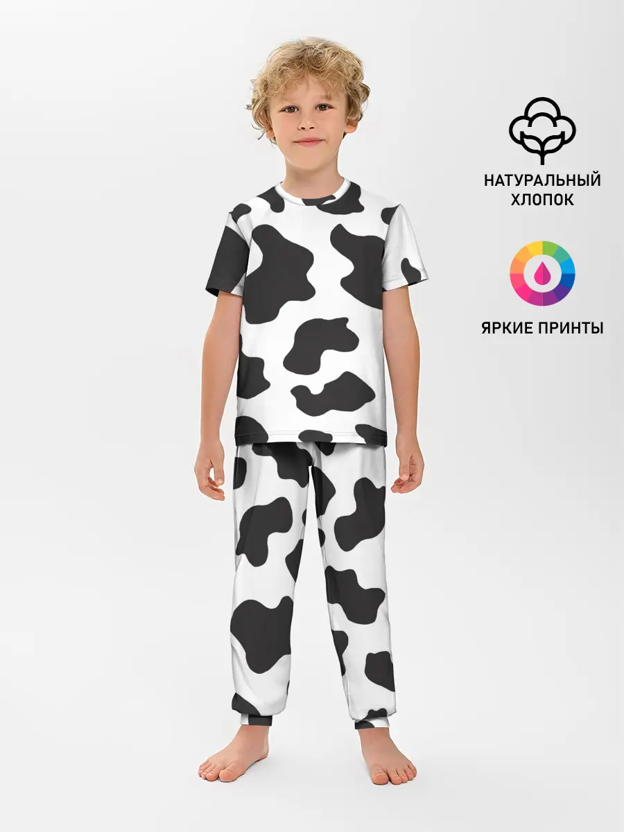 Детская пижама с брюками / COW PRINT